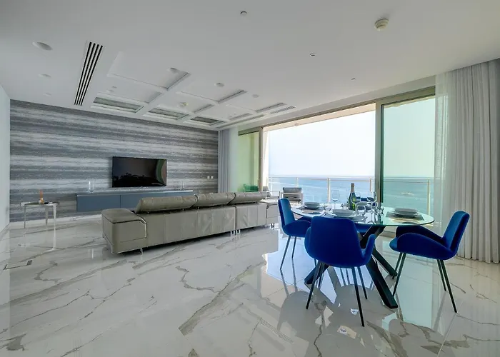 Super Luxury Apartment In Tigne Point, Amazing Sea Views